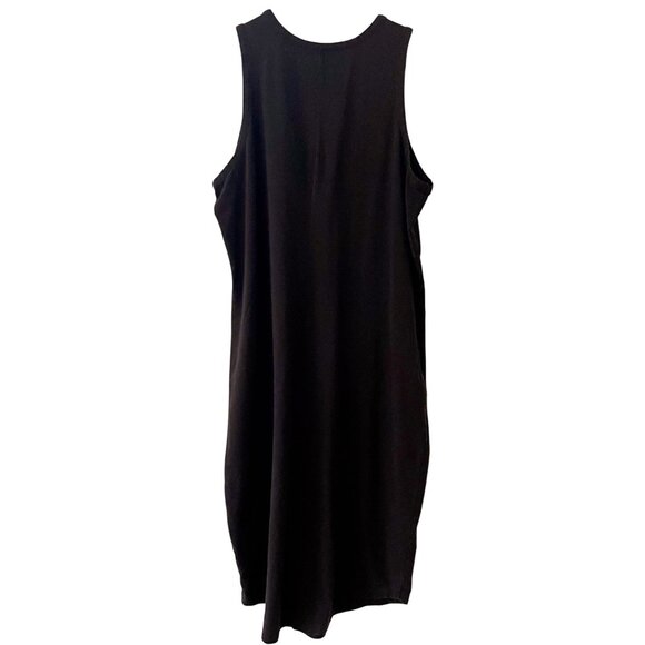 Universal Standard Black Tank Midi Dress, Size 14/16 - Picture 2 of 3